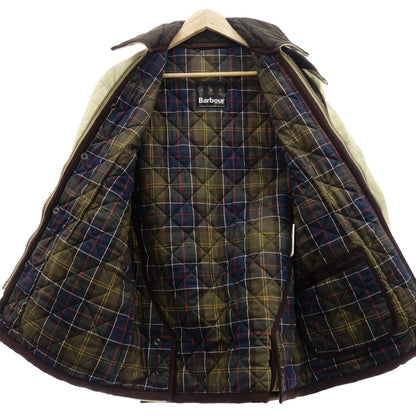 バブアー コットン キルティング ジャケット EQUESTRIAN QUILT JACKET メンズ ベージュ XS Barbour【AFA4】【中古】