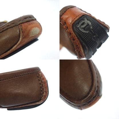 Good condition ◆ Gucci leather loafer bit loafer ladies 35.5 brown GUCCI [AFC50] 