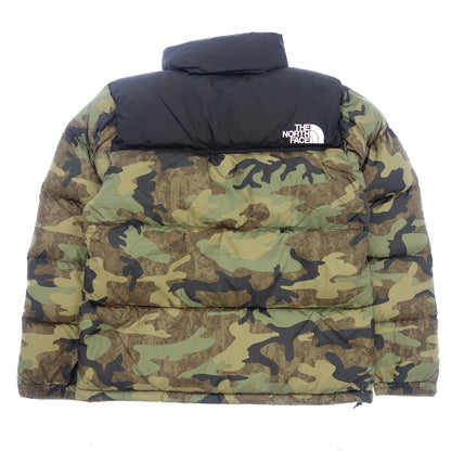 Unused ◆ The North Face Down Jacket Novelty Nuptse ND92336 Men's Khaki Size L Camouflage Pattern THE NORTH FACE [AFA15] 