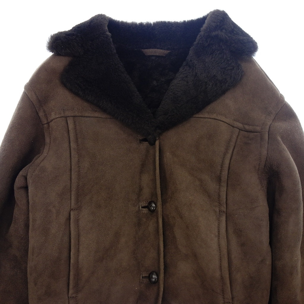 Good condition ◆ Margaret Howell Shearling Coat Size UK32 Women's Brown Lamb Leather Margaret Howell [AFF20] 