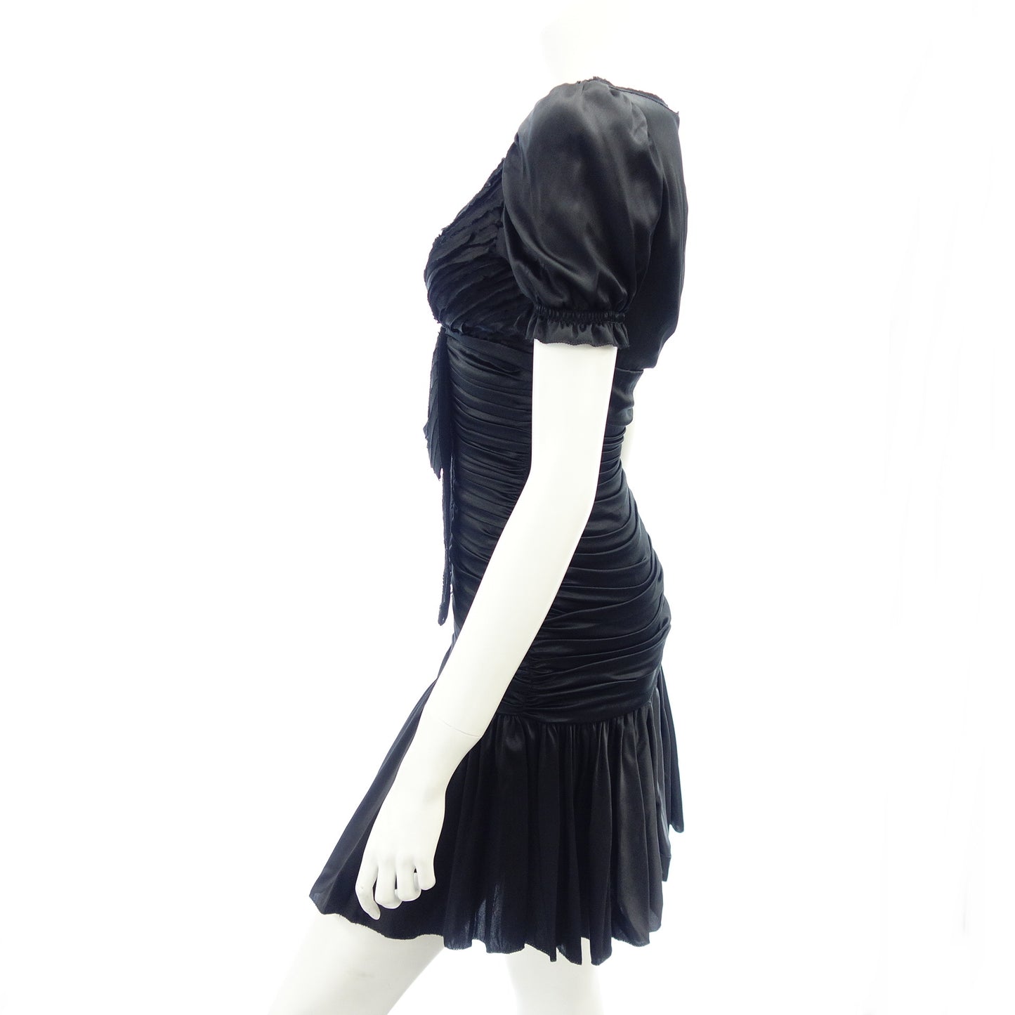 Very beautiful item◆D&amp;G Dress Women's Black Size 38 D&amp;G [AFB49] 