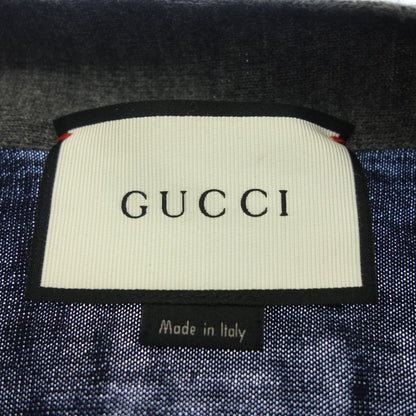 Gucci 针织开衫 B &amp; Star 431747 男士海军蓝 M GUCCI [AFB16] [二手] 