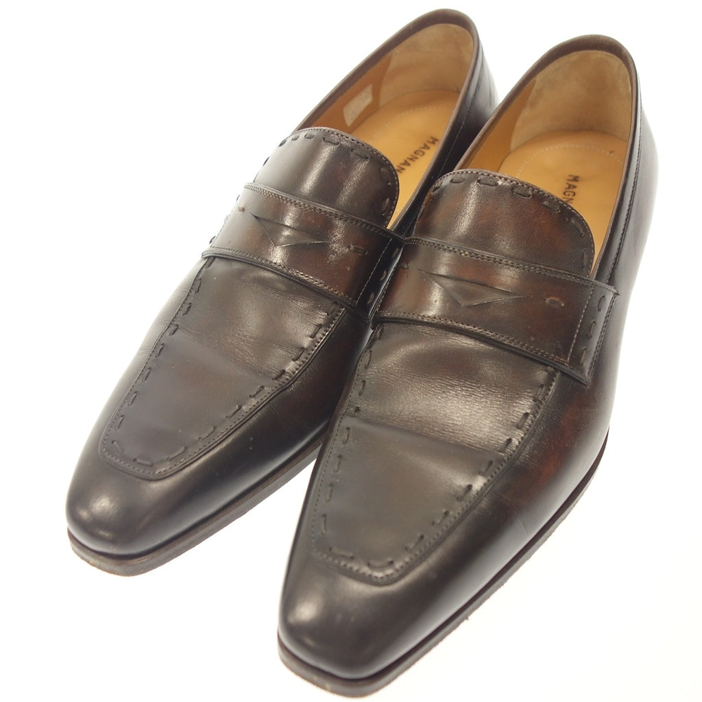 Good condition ◆Magnani coin loafer U tip men's brown size 42 21341 MAGNANI [AFC52] 