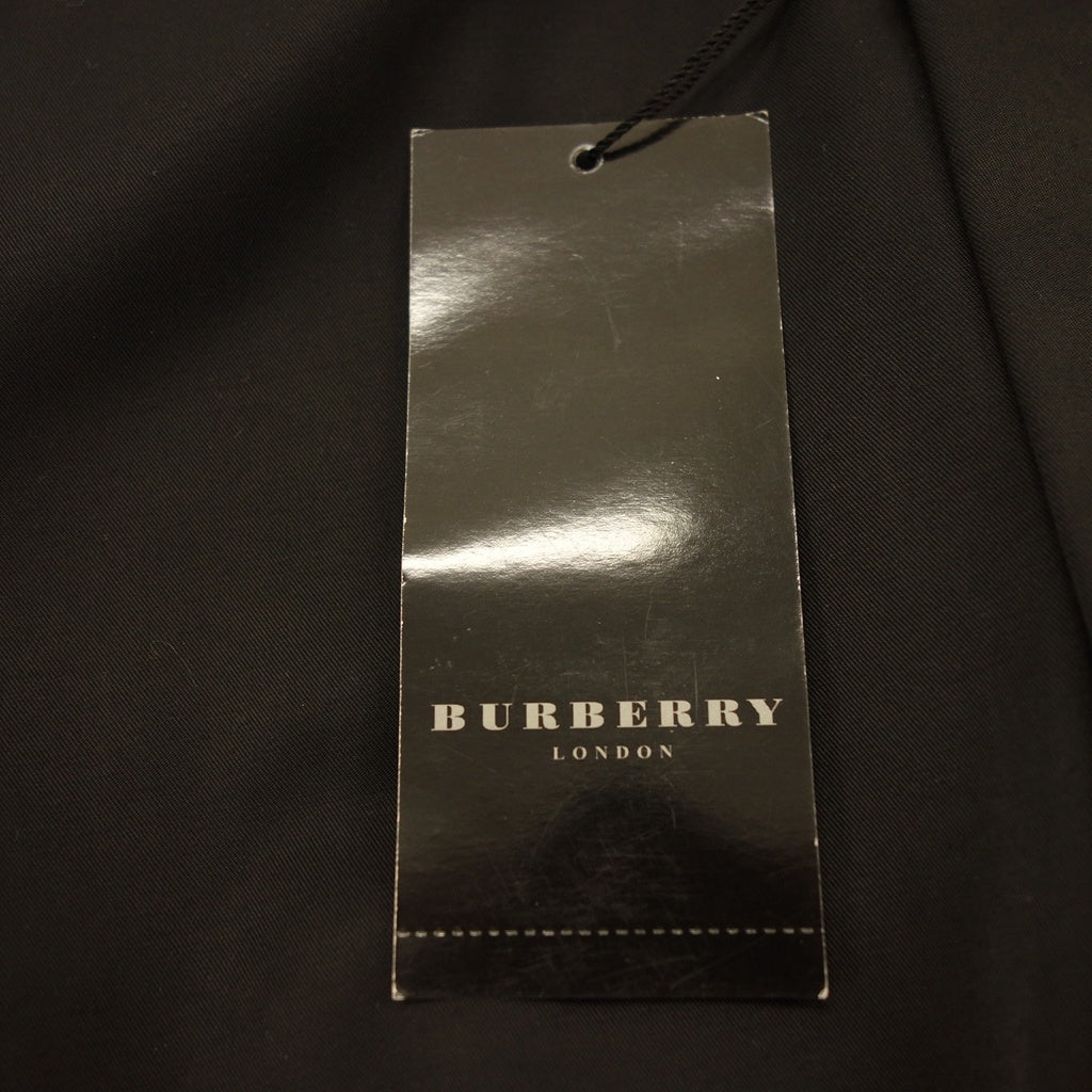 新品同様◆バーバリーロンドン ジャケット 裏地チェック柄 メンズ ブラック サイズM BURBERRY LONDON【AFB40】