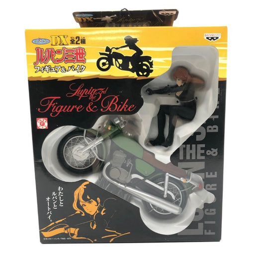 Like new ◆ Banpresto Toru Catcher DX Lupine the Third Fujiko Mine Figure &amp; Bike BANPRESTO [7F] 