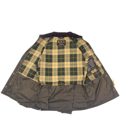 Barbour 油浸夹克 SL 女式 Bidale 卡其色 10 码 Barbour BEDALE [AFB19] 