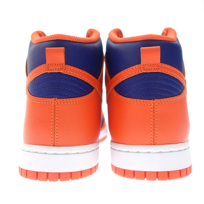 Nike sneakers Dunk High Retro DD1399-800 Orange x Deep Royal Men's 28cm with box NIKE [AFD4] [Used] 