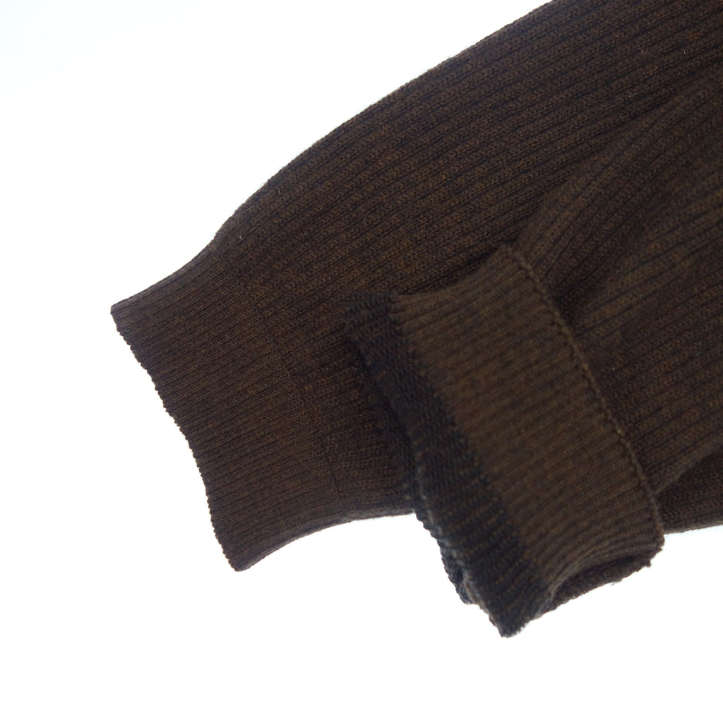 Good condition ◆Salvatore Ferragamo Long Knit Cardigan Women's Brown M Salvatore Ferragamo [AFB8] 