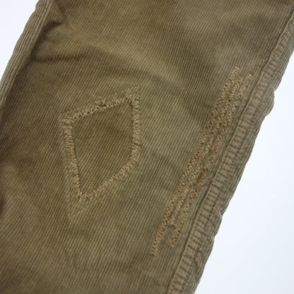 RRL Corduroy Pants with Suspender Buttons Distressed Men's 25 Beige [AFB34] [Used] 