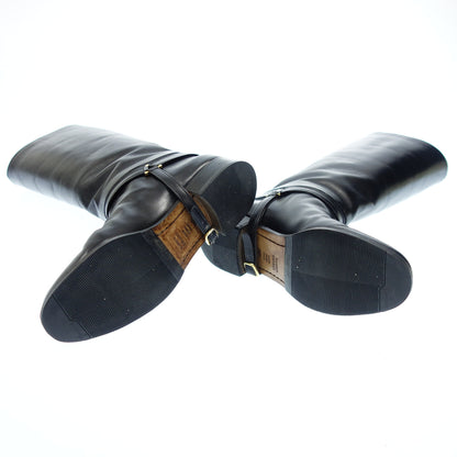 Tanino Criscici boots jockey ladies 34.5 black Tanino Criscici [AFC47] [Used] 