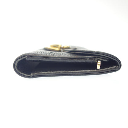 Used ◆Louis Vuitton long wallet Mahina Portefeuille Amelia flap type black M95968 LOUIS VUITTON [AFI6] 