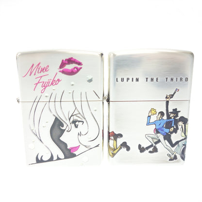 Used ◆Zippo - Lupine the Third 4 side chase &amp; Fujiko after shower 2 piece set ZIPPO [AFI18] 