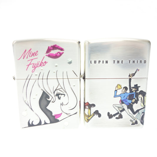 中古◆ジッポ― ルパン三世 4サイドチェイス＆不二子 アフターシャワー 2点セット ZIPPO【AFI18】