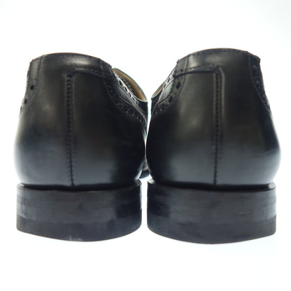 Good Condition ◆ Crockett &amp; Jones Leather Shoes Semi Brogue YEOVIL Men's 5.5E Black Crockett &amp; Jones [LA] 