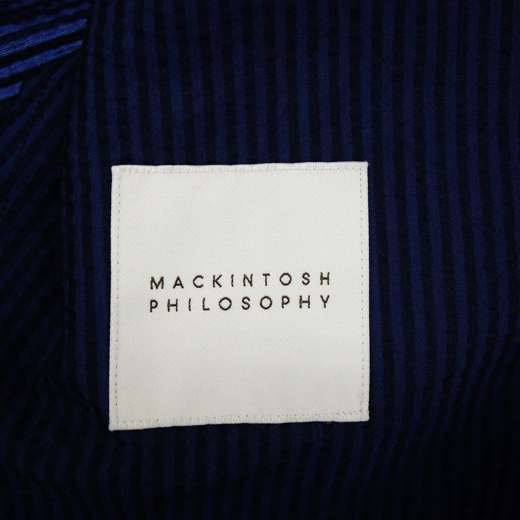 Used ◆ MACKINTOSH PHILOSOPHY Jacket Ultra Light Seersucker 3B Tailored Jacket Men's Navy Striped Size 40 H1E22-179-27 MACKINTOSH PHILOSOPHY [AFB15] 