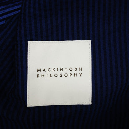 Used ◆ MACKINTOSH PHILOSOPHY Jacket Ultra Light Seersucker 3B Tailored Jacket Men's Navy Striped Size 40 H1E22-179-27 MACKINTOSH PHILOSOPHY [AFB15] 