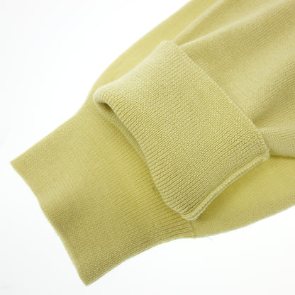 Good Condition ◆ Gucci Knit Sweater V-neck Silk x Wool Size M Men's Yellow GUCCI [AFB27] 