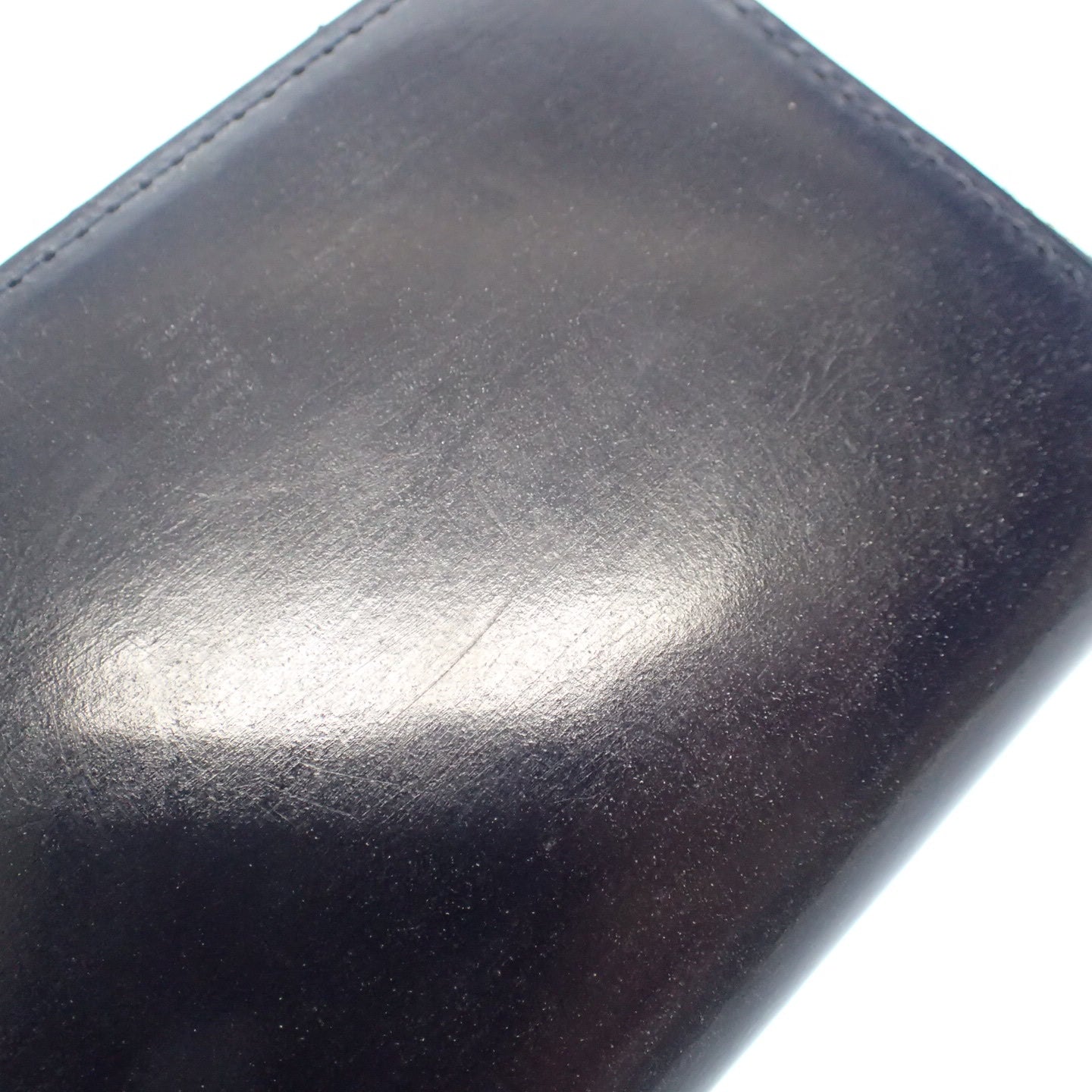 Very good condition ◆ COCOMEISTER Coin Case Cordovan Leather Navy COCOMEISTER [AFI1] 