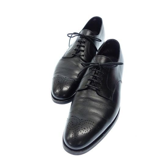 Good Condition◆Carmina Brogue Shoes 80602 Men's Black Size 7.5 With Shoe Tree CARMINA [AFC1] 