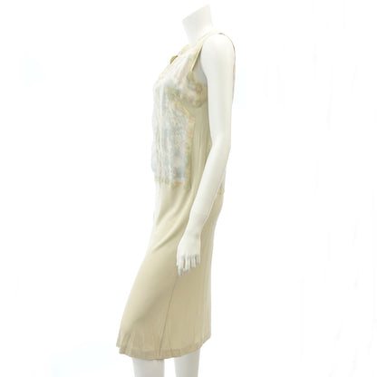 Used ◆ Maison Martin Margiela Rayon Dress Transfer S51CT0486 Women's Cream 42 Maison Martin Margiela [AFB20] 