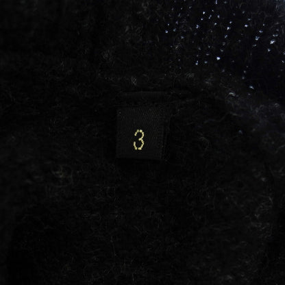 コモリ ラムズウール クルーネックニット W03-06009 メンズ 3 黒 COMOLI【AFB20】【中古】