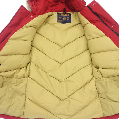 Good condition◆Woolrich Down Jacket Arctic Parka Men's Red Size XS WOOLRICH [AFA19] 