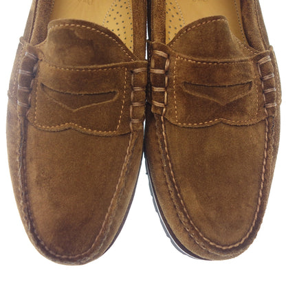 Unused ◆Polo Ralph Lauren Loafers Suede Men's Brown Size 9.5 POLO RALPH LAUREN [AFC36] 