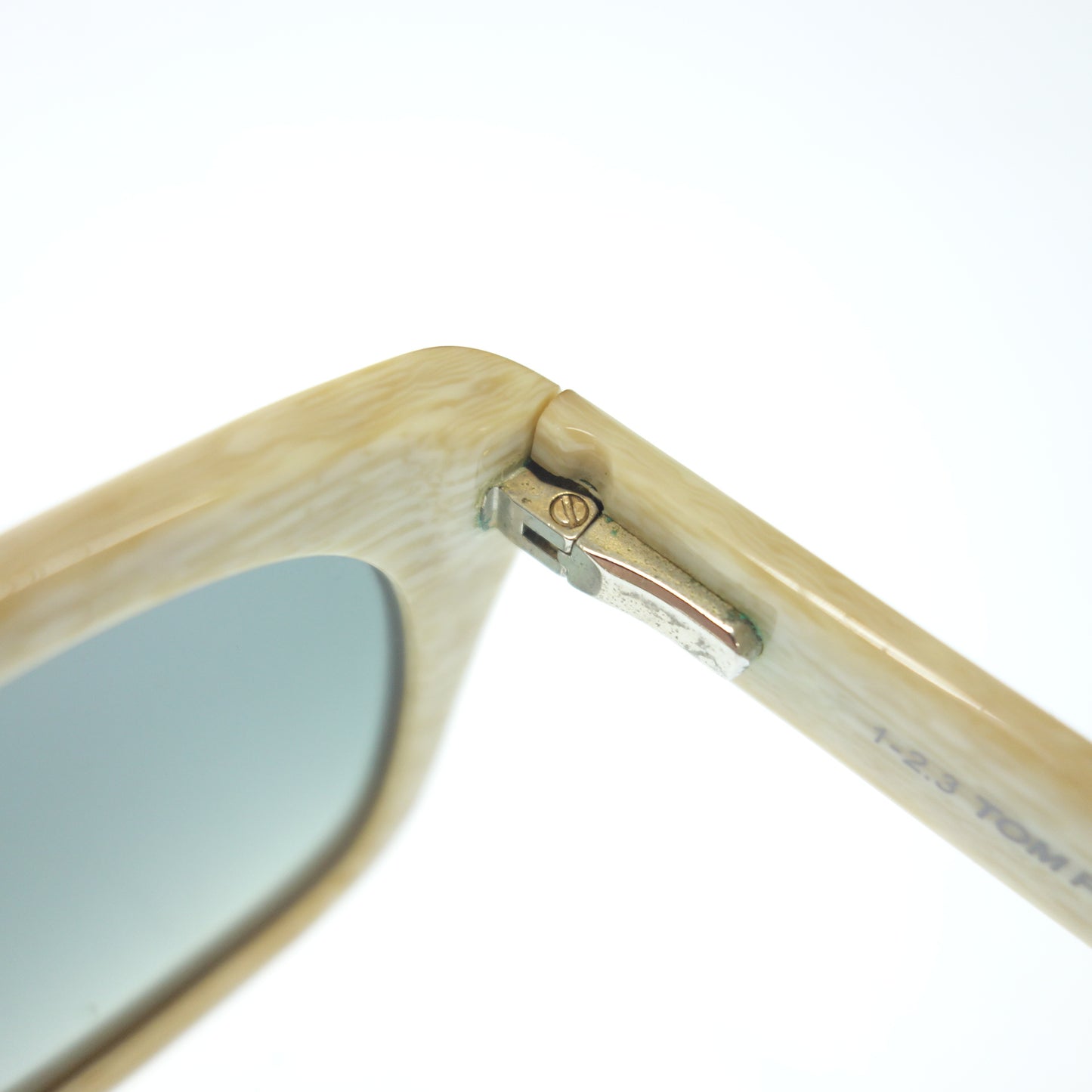 Good condition◆Tom Ford sunglasses 237 60B 50□21 Beige x blue TOM FORD [AFI13] 