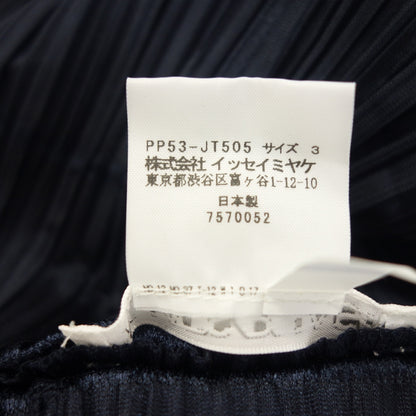 状况非常好 ◆ 请打褶 3D 上衣剪裁和缝制女式海军蓝尺码 3 PP53-JT505 请打褶 [AFB25] 