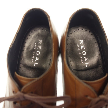 Good Condition ◆ Regal Leather Shoes Outer Feather Cap Top 181 Men's Brown Size 25.5 REGAL [AFD3] 