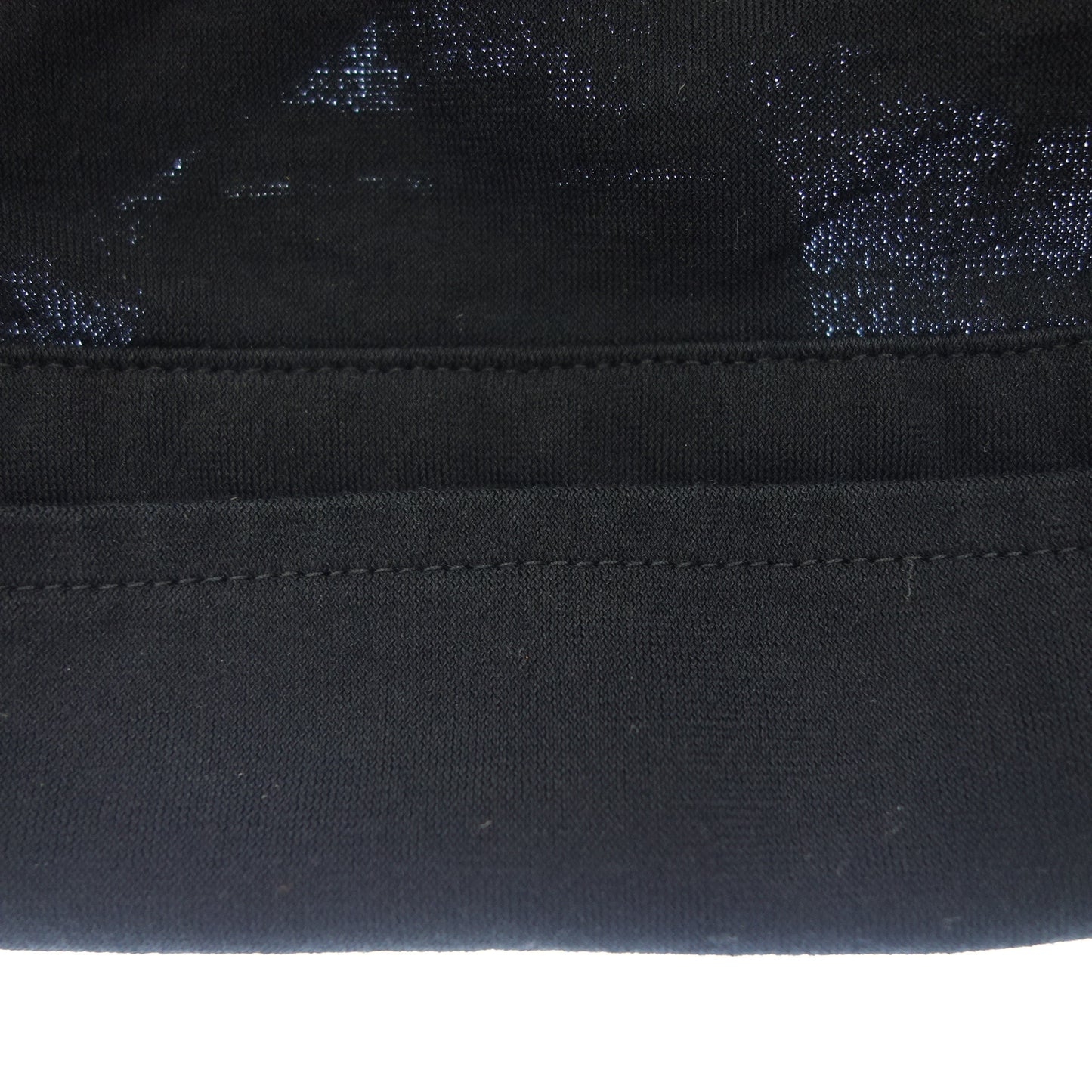 Good Condition◆Hermes Short Sleeve Polo Shirt Stretch Material Men's Black Size L HERMES [AFB23] 