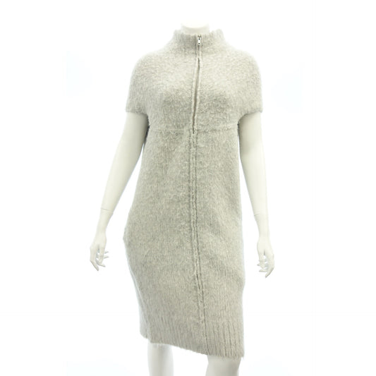 Good condition ◆ Maison Martin Margiela Knit Dress Alpaca Zip Up S311HA0431 Women's Gray Size XS Maison Martin Margiela [AFB26] 