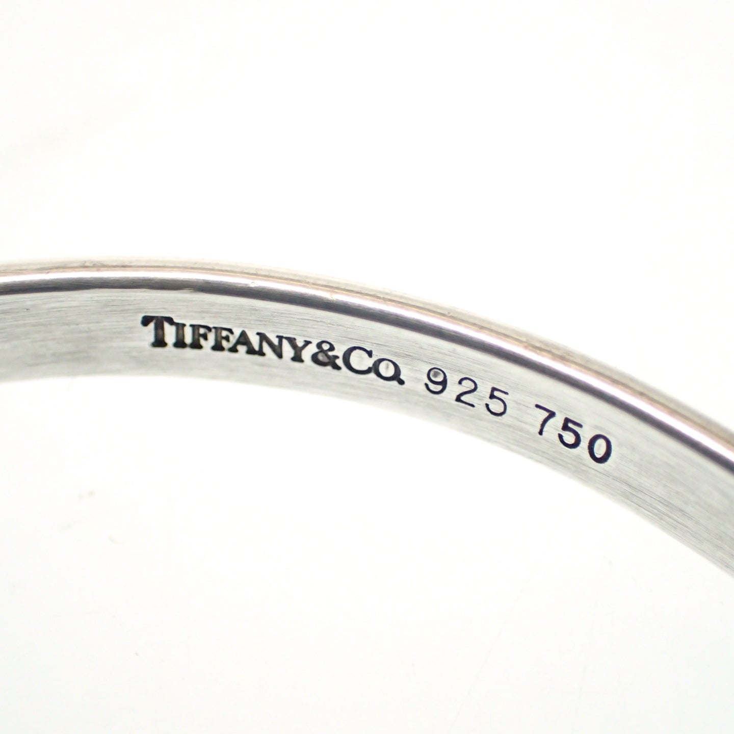 Beautiful item◆Tiffany bangle bracelet love knot 925×750 Silver Tiffany &amp; Co. [LA] 