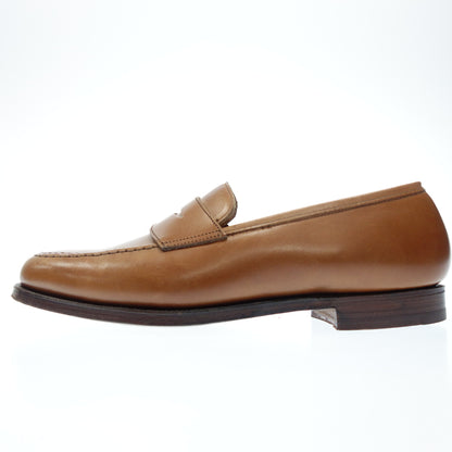 Very good condition ◆Crockett &amp; Jones Coin Loafer Leather BOSTON Men's 7E Brown CROCKETT&amp;JONES [AFC3] 