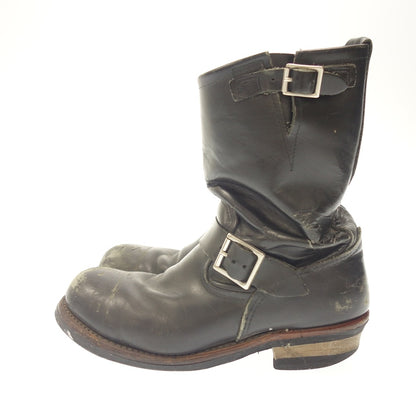 中古◆レッドウィング エンジニアブーツ 2268 メンズ ブラック US9.5 RED WING【AFC52】