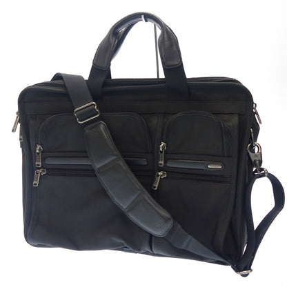 Good condition◆TUMI Business Bag Briefcase Large Expandable Organizer 26160D4 Black Nylon TUMI [AFE8] 