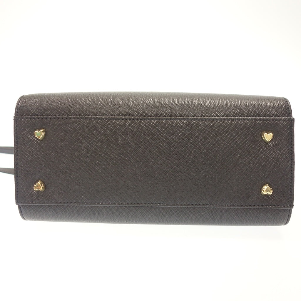 Good condition ◆ Samantha Vega shoulder bag 2way hand black SAMANTHAVEGA [AFE5] 