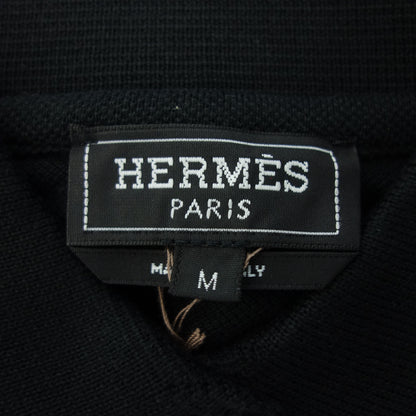 Hermes Polo Shirt H Logo Women's Black M HERMES [AFB46] [Used] 