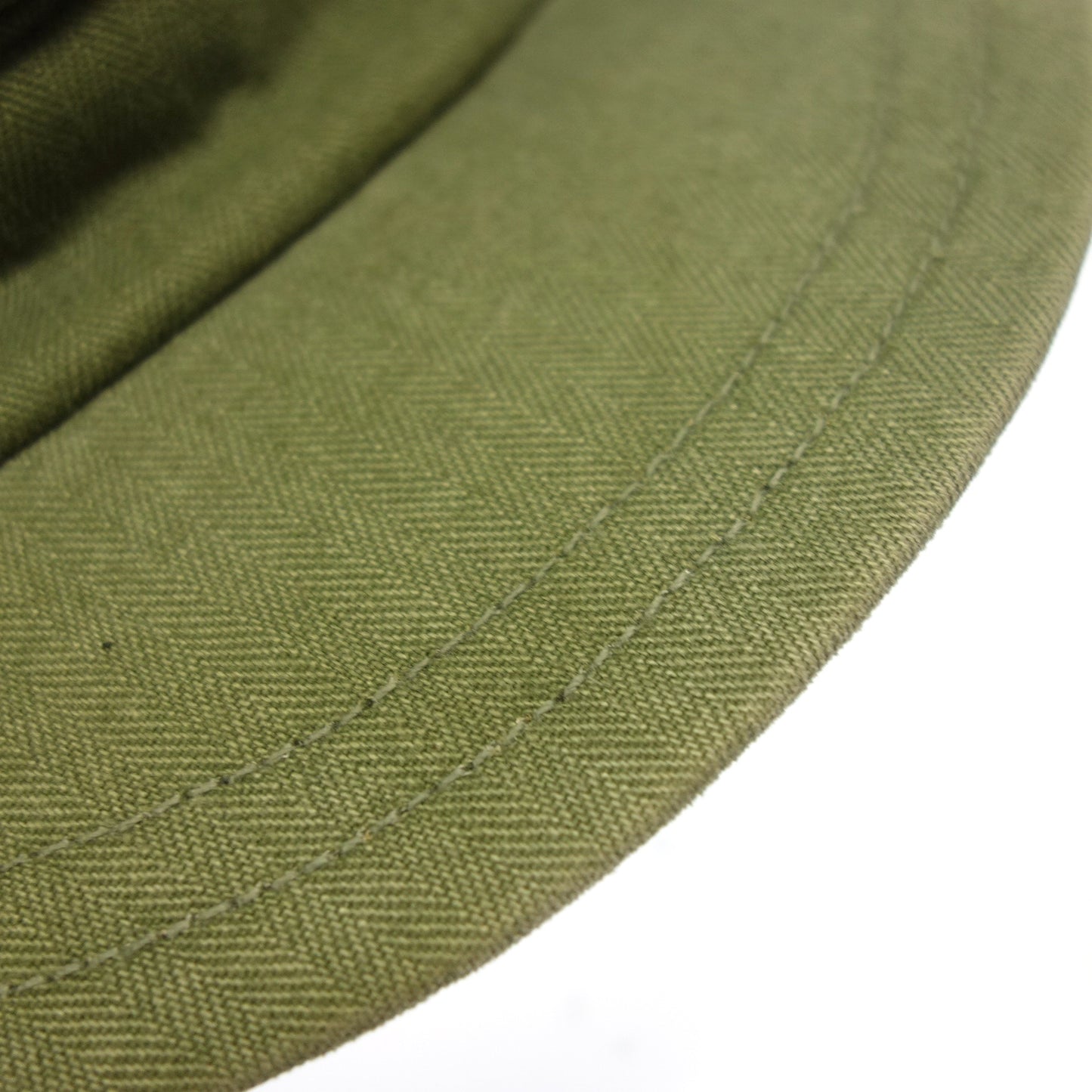 Double RRL Hat Work Cap Herringbone Olive Size M RRL [AFI20] [Used] 