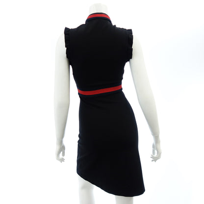 Gucci Dress Dress Web Trim Sherry Line 434249 Women's Black XXS GUCCI [AFB10] [Used] 