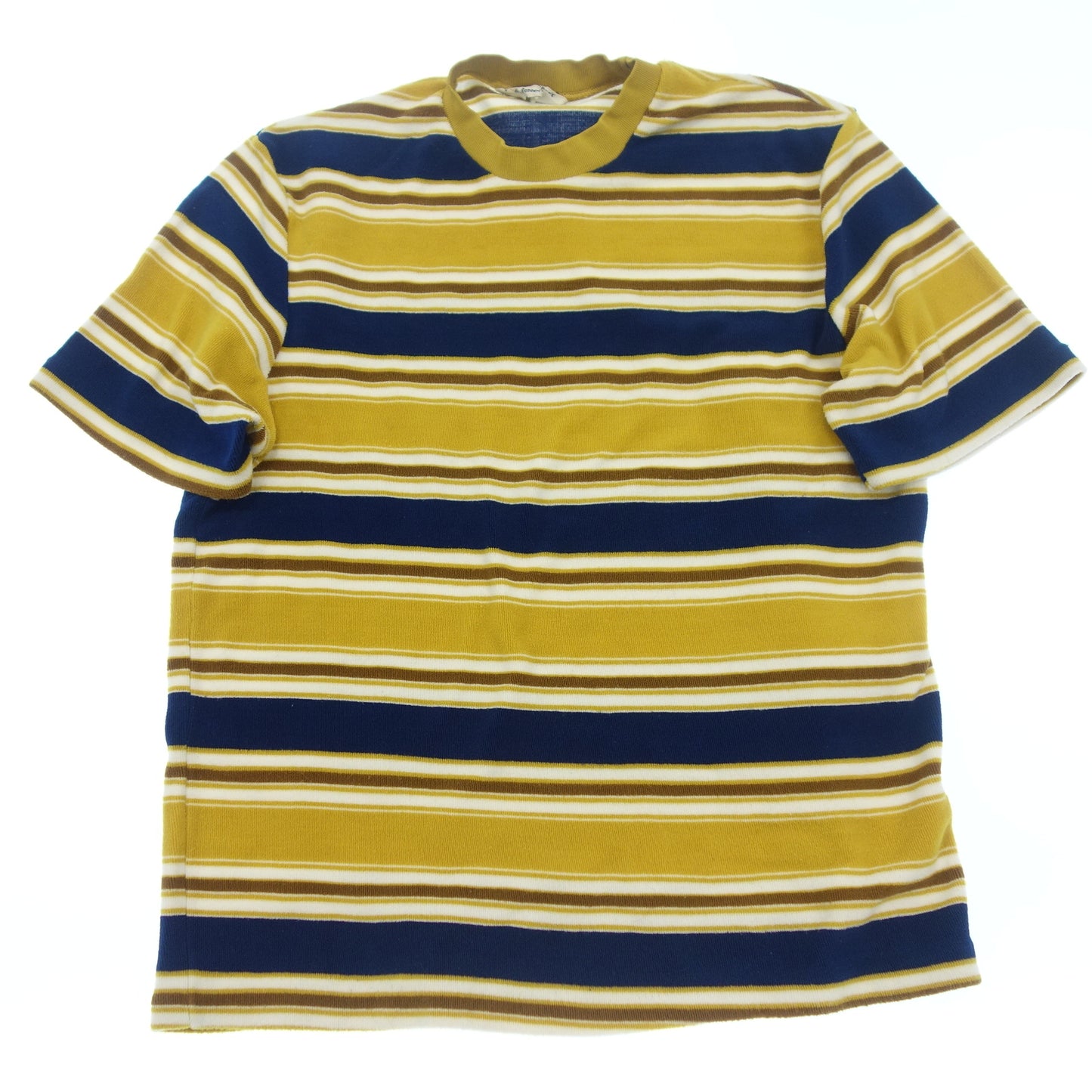 TownCraft Tops Pile Border Vintage Men's Yellow L TownCraft [AFB36] [Used] 