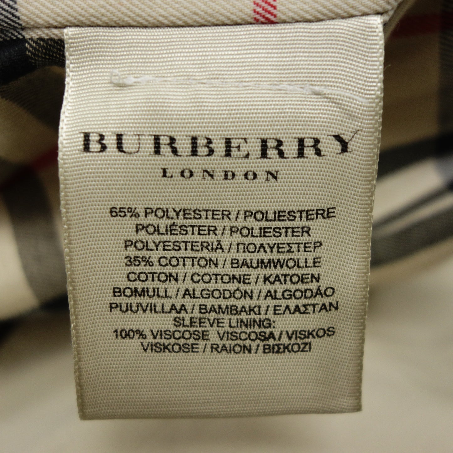 美品◆バーバリー ロンドン トレンチコート レディース ベージュ BURBERRY LONDON【AFA22】