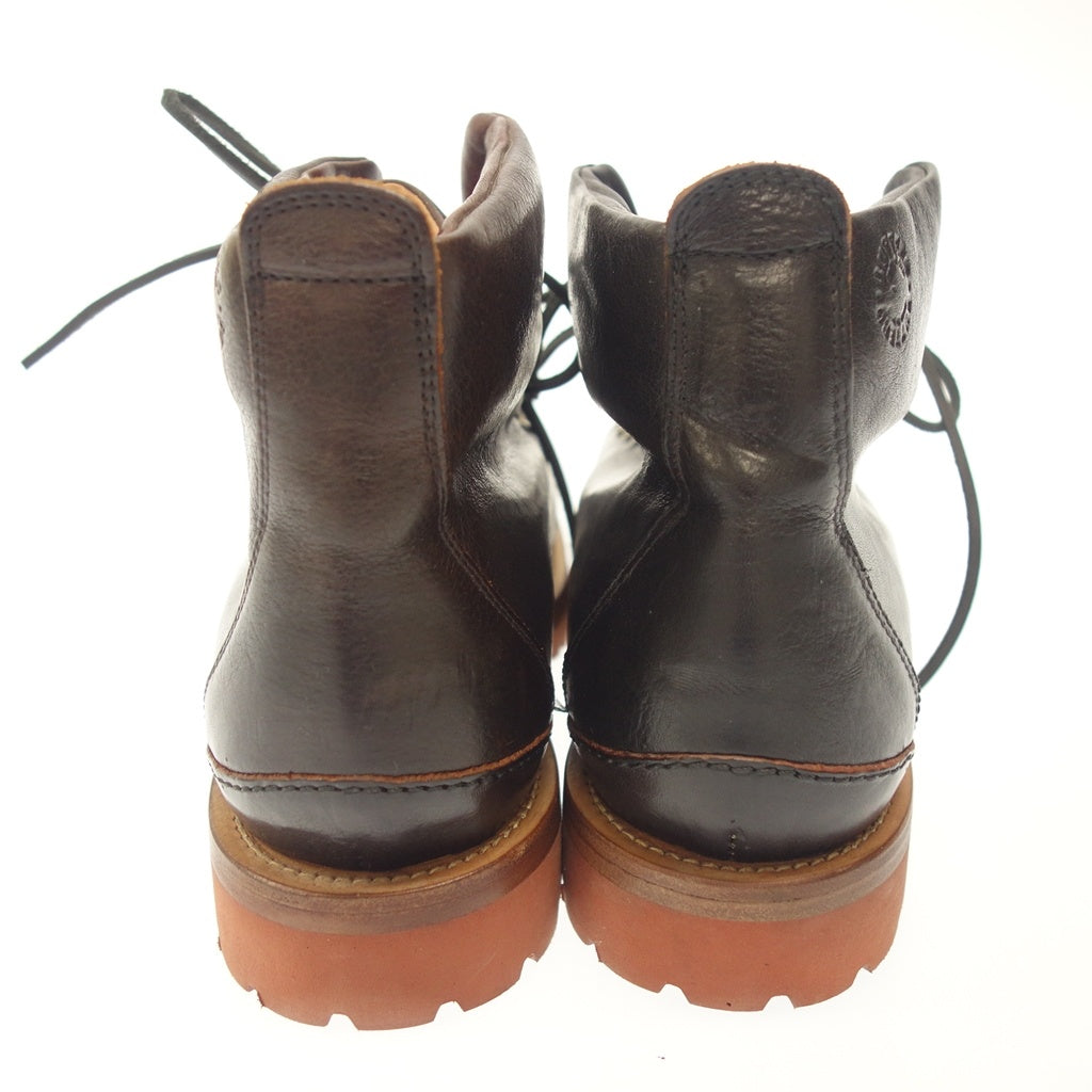 Used ◆BUTTERO leather boots lace-up mountain B4382 men's size 42 brown BUTTERO [AFC9] 