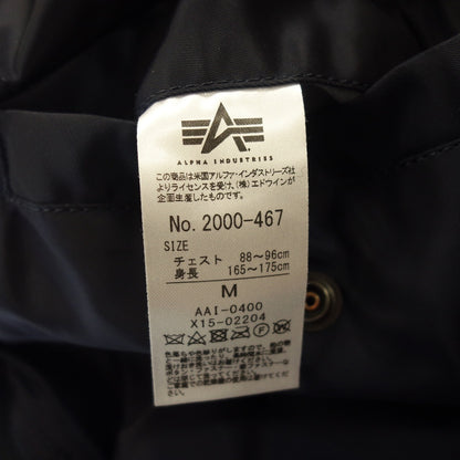 状况非常好 ◆ Alpha Industries 夹克 MA-1 2000-46 男士海军蓝尺寸 M ALPHA INDUSTRIES [AFB11] 