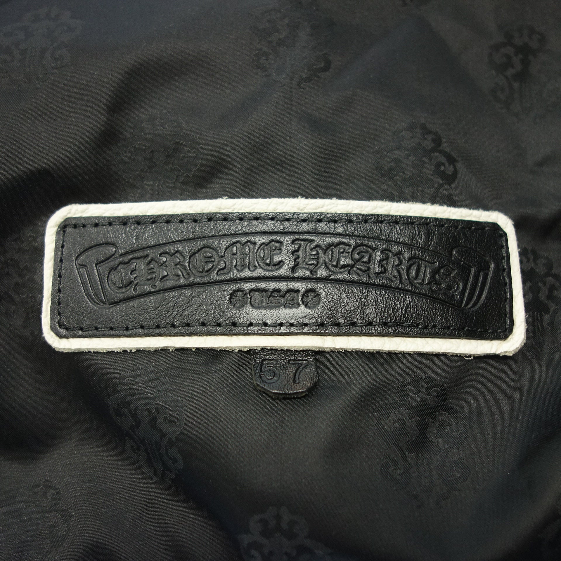 クロムハーツ ナイロン製 巾着 保管袋 黒 Chrome Hearts【AFE6
