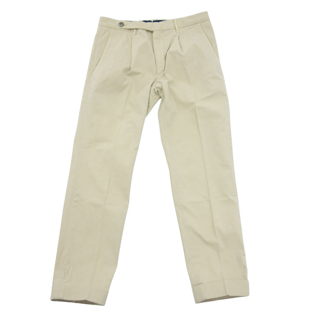 Good condition ◆ GTA BYRON Cotton Pants Byron 1 Pleats Men's Light Beige Size 46 GTA BYRON [AFB11] 