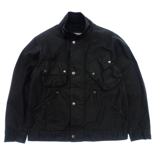 Good condition ◆ Barbour Engineered Garments Wax Jacket Lincoln Men's Size S Black Barbour ENGINEERED GARMENTS [AFA22] 