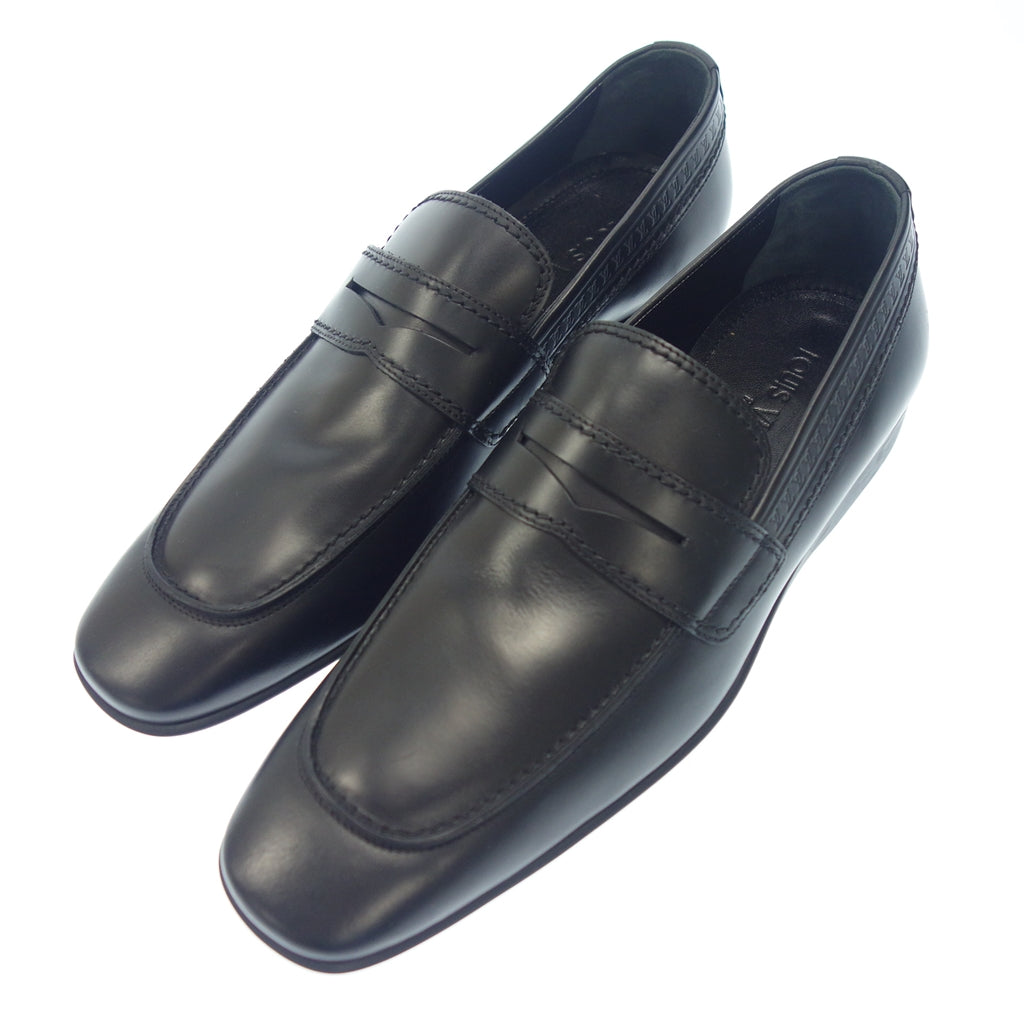 Good Condition◆Louis Vuitton Coin Loafer FD0027 Men's Black Size 6.5 LOUIS VUITTON [AFC31] 