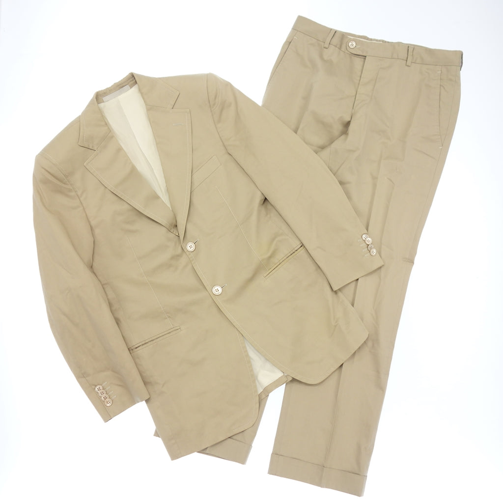 Used ◆ Ermenegildo Zegna Suit Setup Tailored Single 2B Men's Beige Size 46 Zegna [AFB7] 