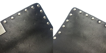 Good condition◆Valentino Rockstud Spike Shoulder Bag Silver VALENTINO [AFE11] 